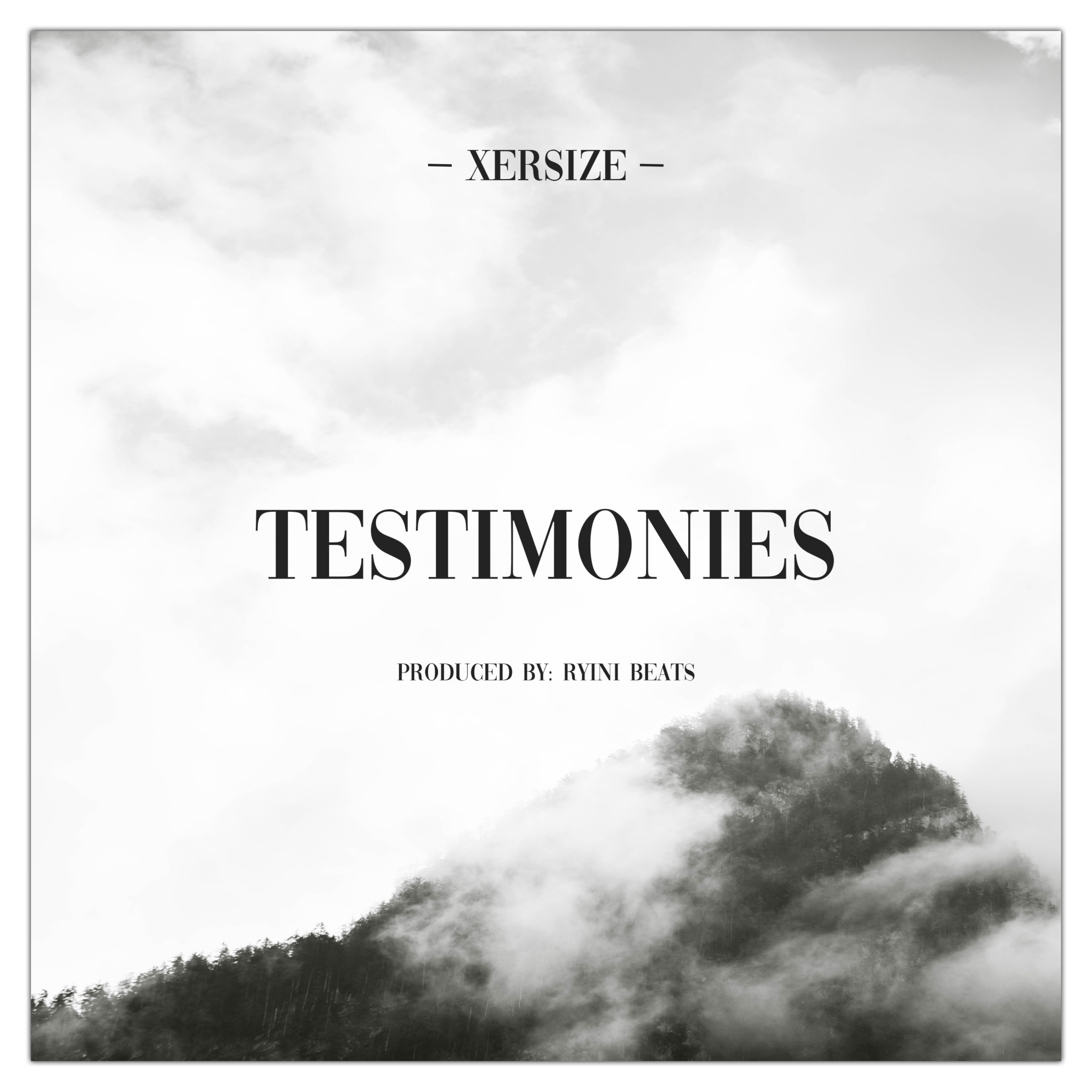 Cover art for the single Testimonies by Xersize
